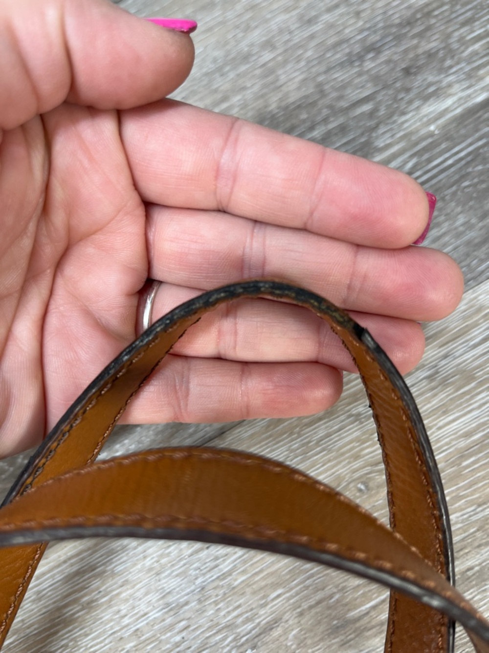 5720 Michael Kors Red Canvas Tote 260275720 - Picture 13 of 13